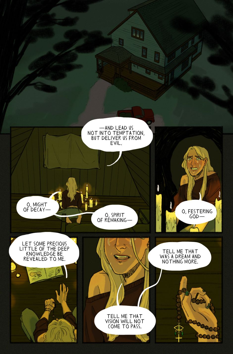 Festering God Comic Page 1